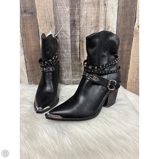 Boots Ankle Heels By Michael By Michael Kors In Black, Size: 11