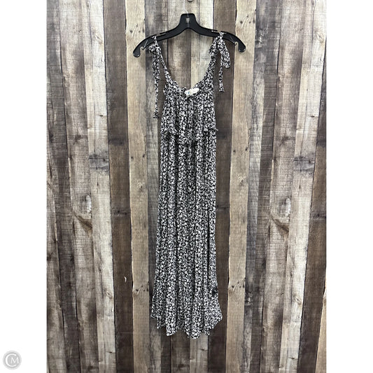 Dress Casual Midi By Grace In Black & White, Size: Xs