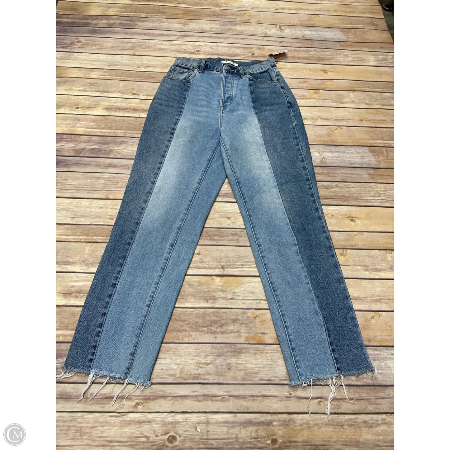 Jeans Straight By Pacsun In Blue Denim, Size: 2