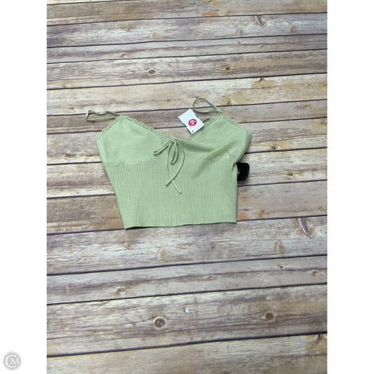 Top Sleeveless By La Hearts In Green, Size: S