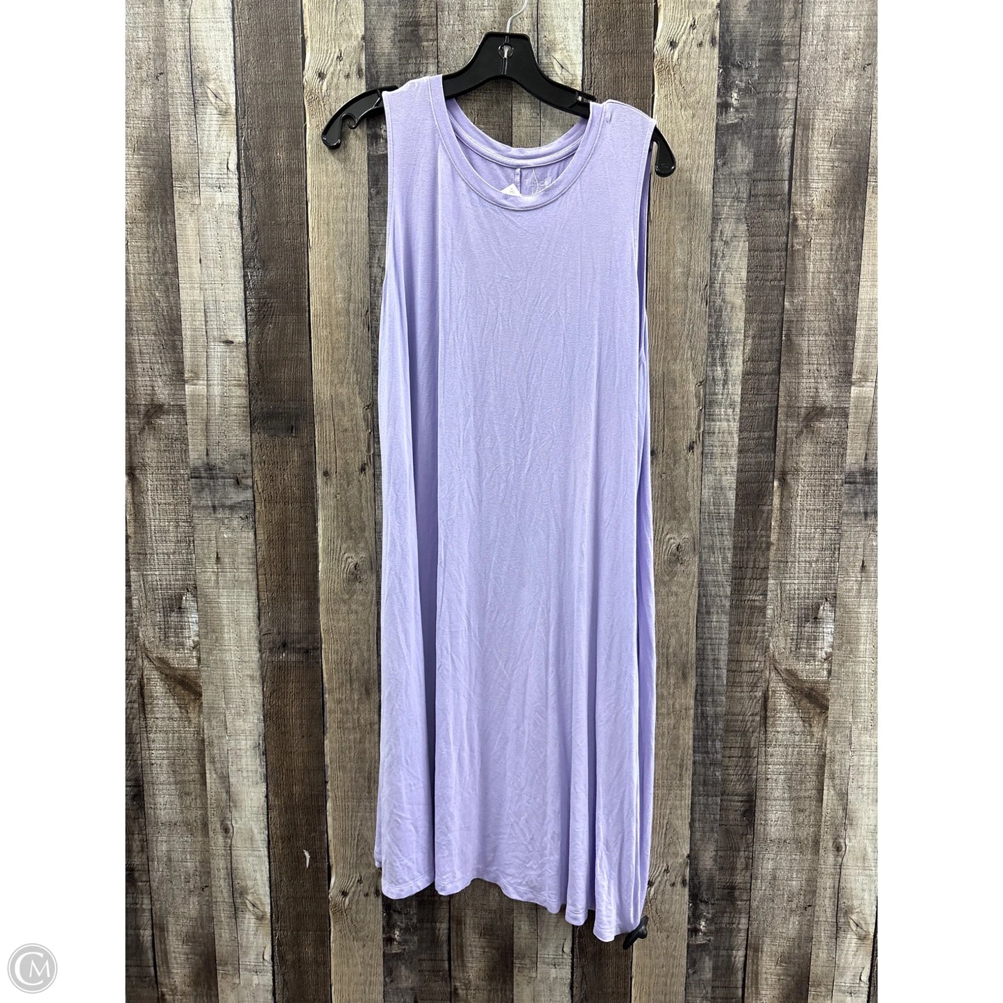 Dress Casual Short By Time And Tru In Purple, Size: Xxl