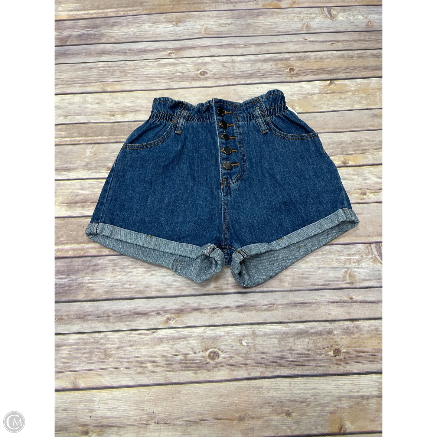 Shorts By Cme In Blue Denim, Size: Xs
