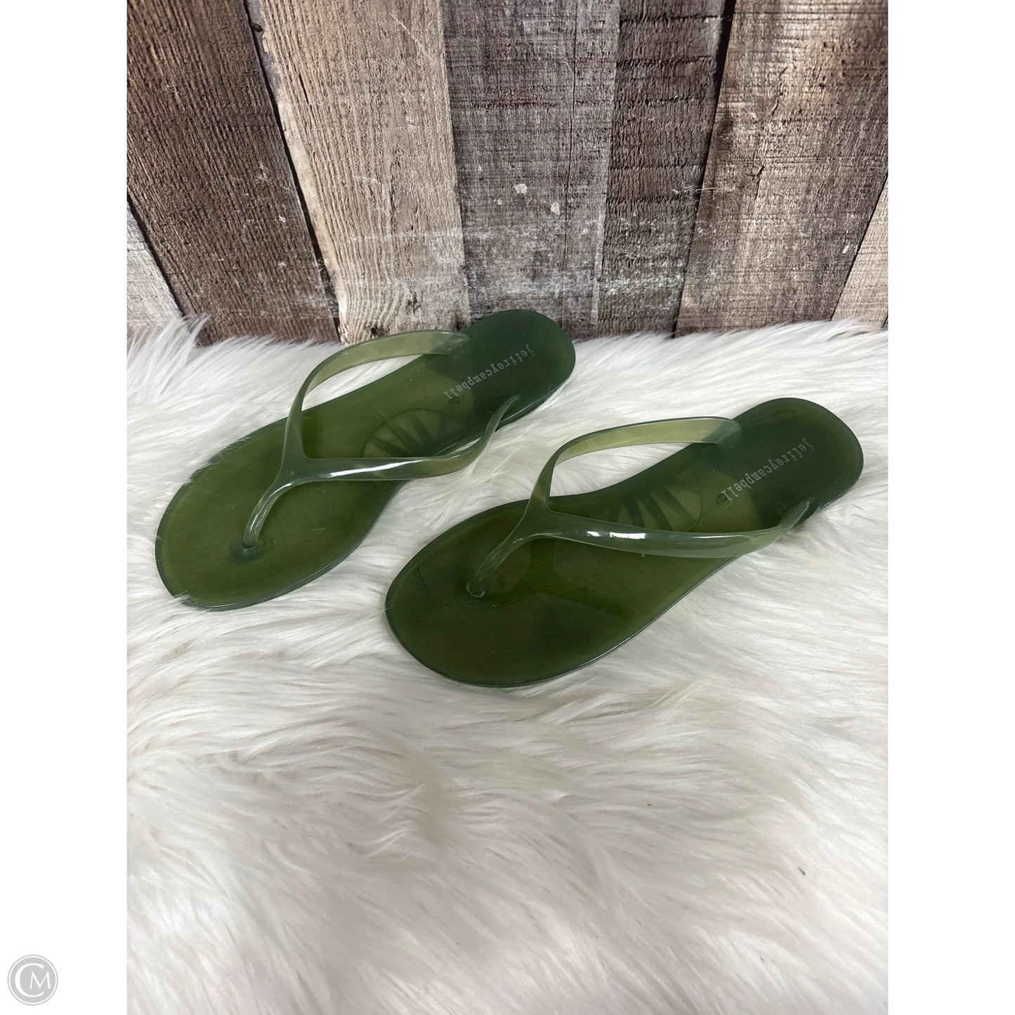 Sandals Flats By Jeffrey Campbell In Green, Size: 6