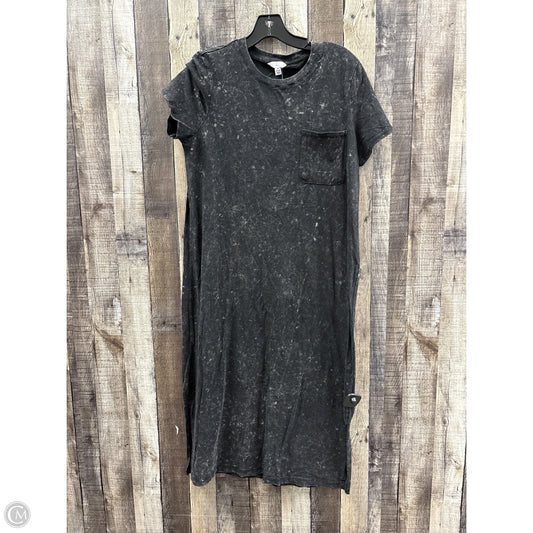 Dress Casual Midi By Time And Tru In Black, Size: M