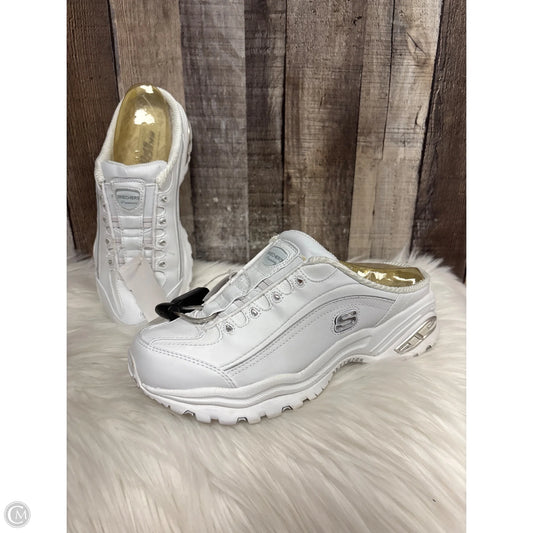 Shoes Athletic By Skechers In White, Size: 8