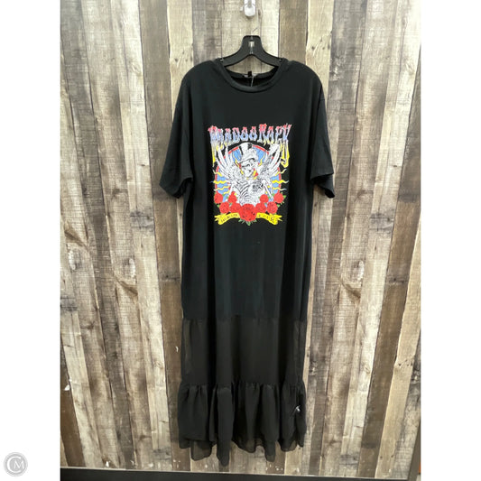 Dress Casual Maxi By Fashion Nova In Black, Size: 1x