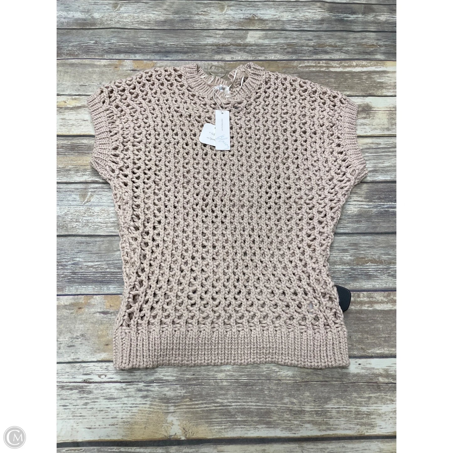 Top Sleeveless By Bluivy In Tan, Size: S