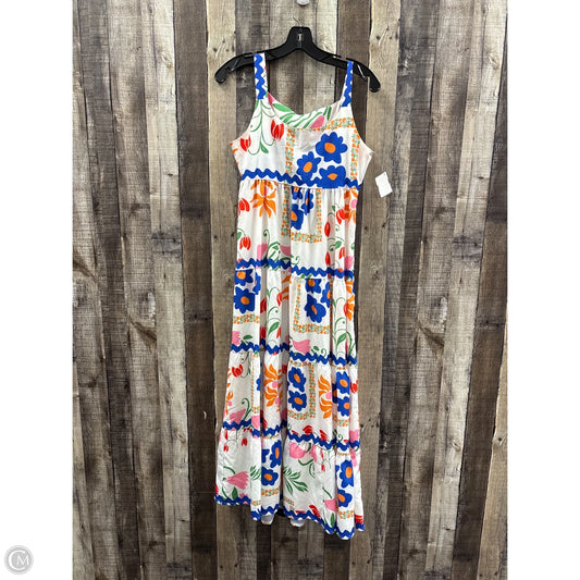 Dress Casual Maxi By Cmf In Multi-colored, Size: L