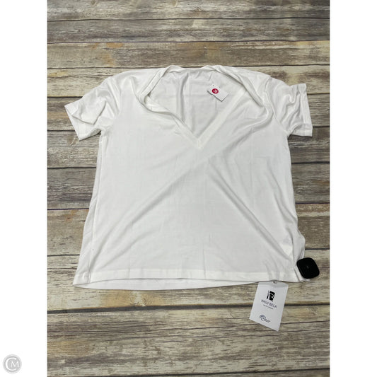 Top Short Sleeve By Cmf In White, Size: S