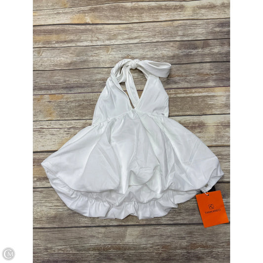 Top Sleeveless By Cmf In White, Size: S
