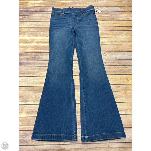 Jeans Flared By Spanx In Blue Denim, Size: L