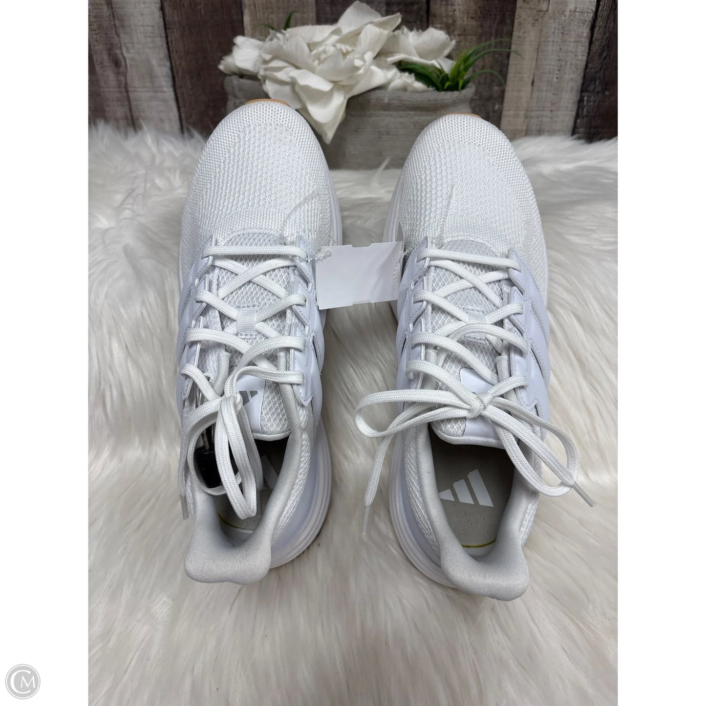 Shoes Athletic By Adidas In White, Size: 9.5