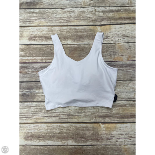 Athletic Tank Top By White Birch In White, Size: Xl