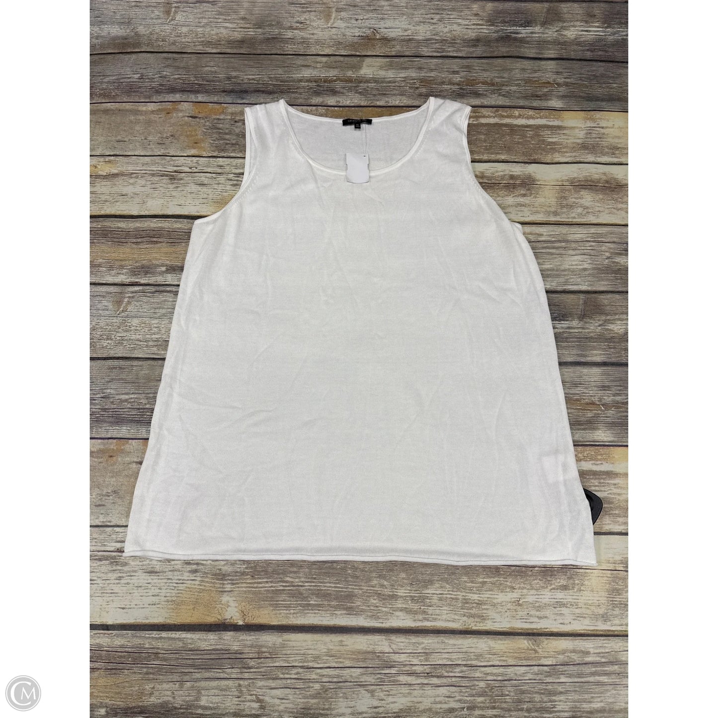 Tank Top Designer By Lafayette 148 In White, Size: Xl