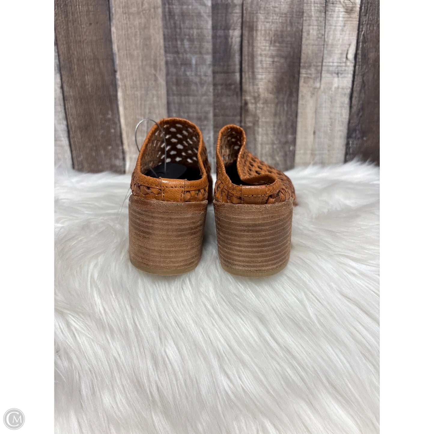 Sandals Heels Block By Roolee In Tan, Size: 8