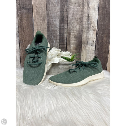 Shoes Sneakers By Allbirds In Green, Size: 8