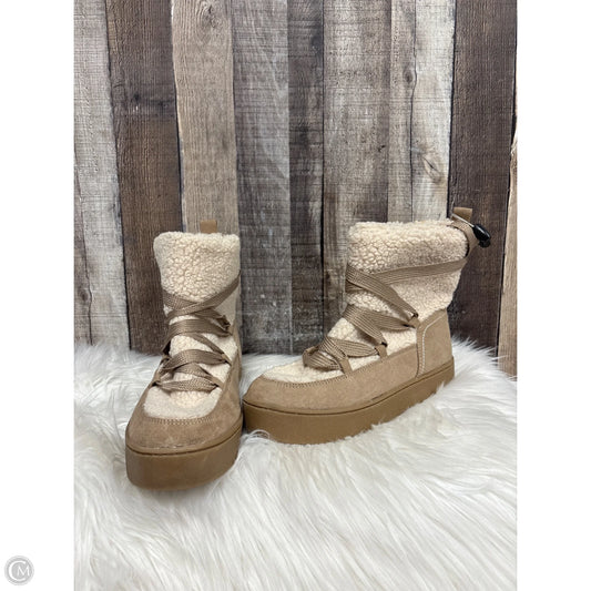 Boots Ankle Flats By Universal Thread In Tan, Size: 8.5