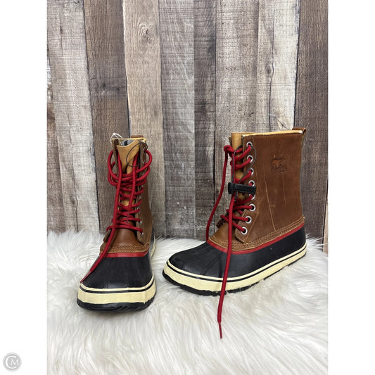 Boots Rain By Sorel In Brown, Size: 10