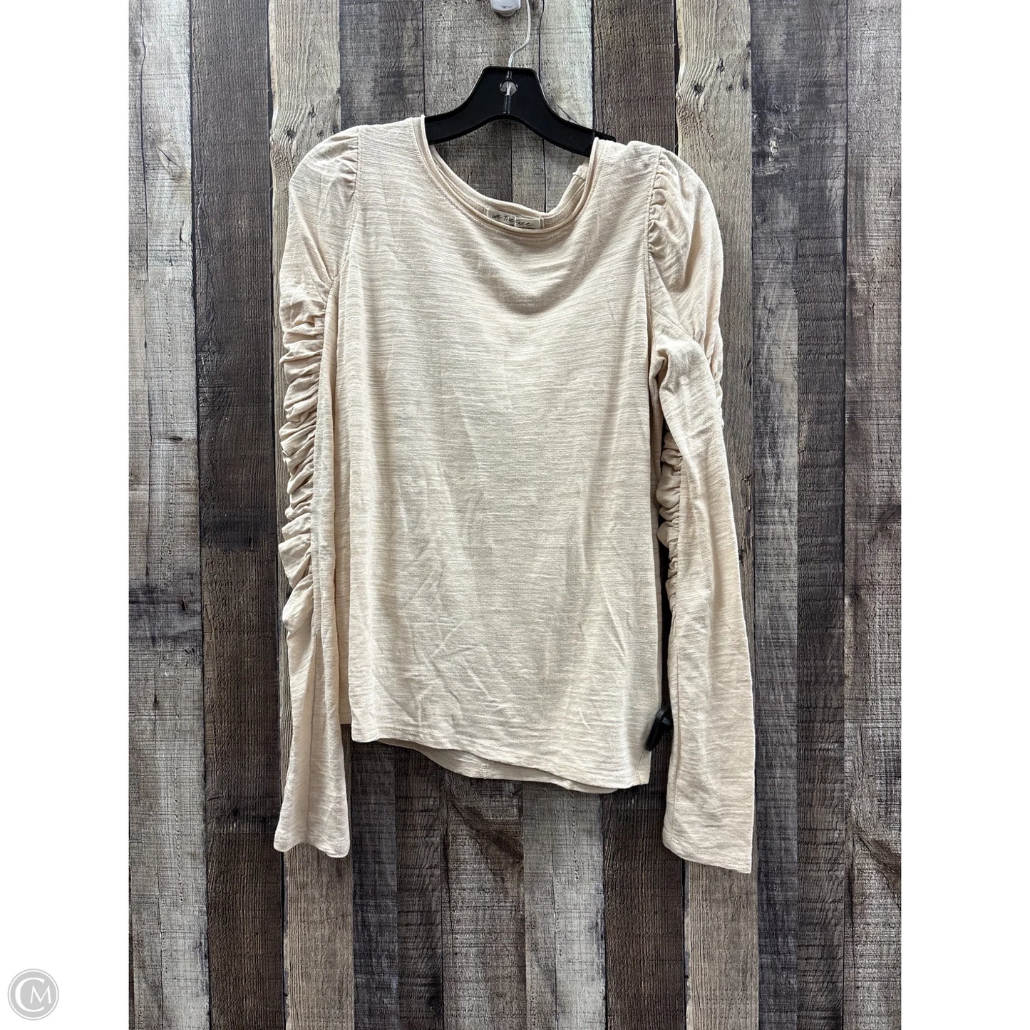 Top Long Sleeve By We The Free In Ivory, Size: M