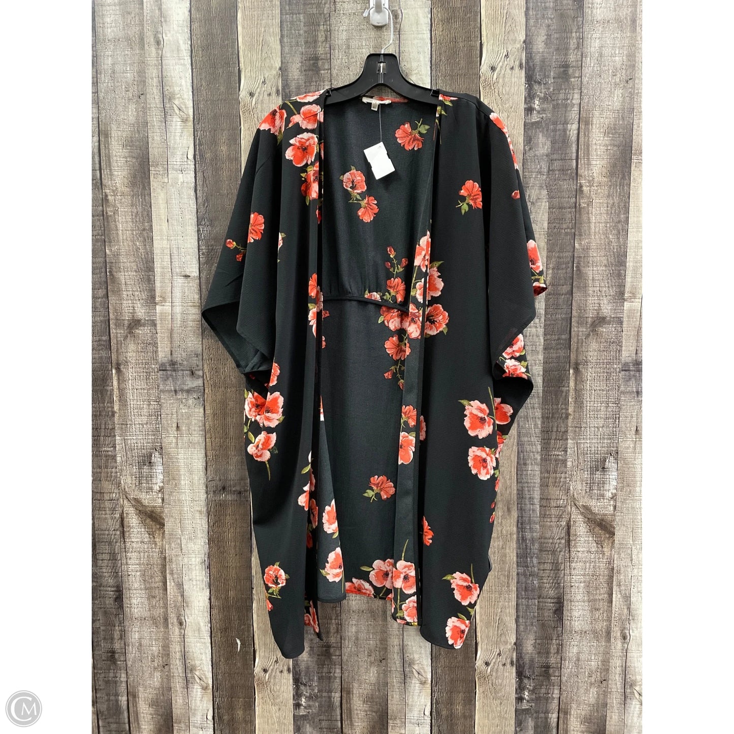 Kimono By Maurices In Black & Red, Size: Xl