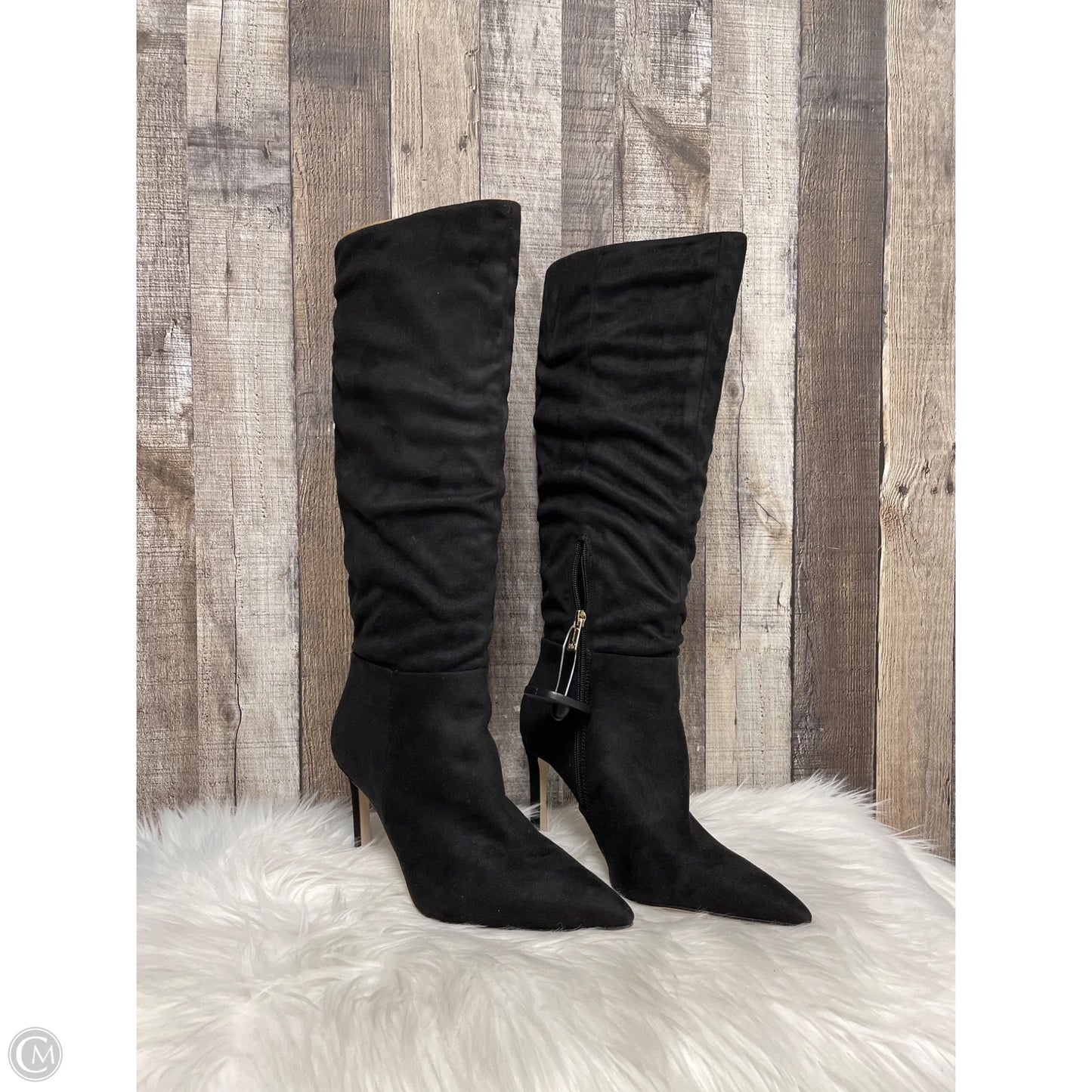Boots Knee Heels By Jessica Simpson In Black, Size: 9.5