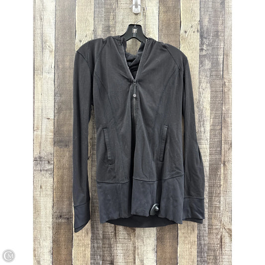 Athletic Jacket By Lululemon In Black, Size: 10