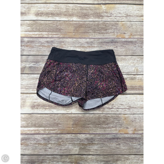 Athletic Shorts By Lululemon In Multi-colored, Size: 6