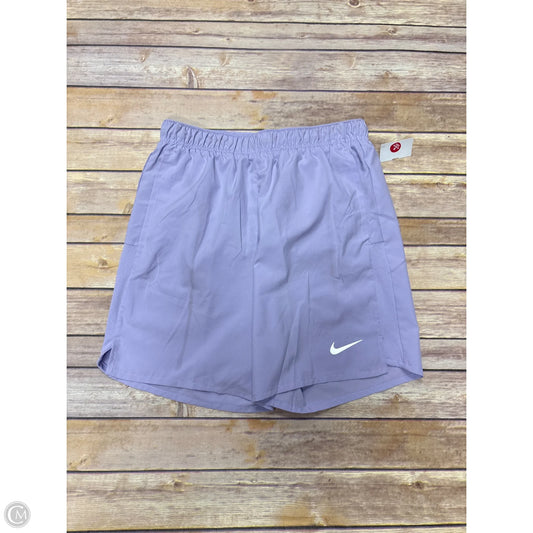 Athletic Shorts By Nike In Purple, Size: S