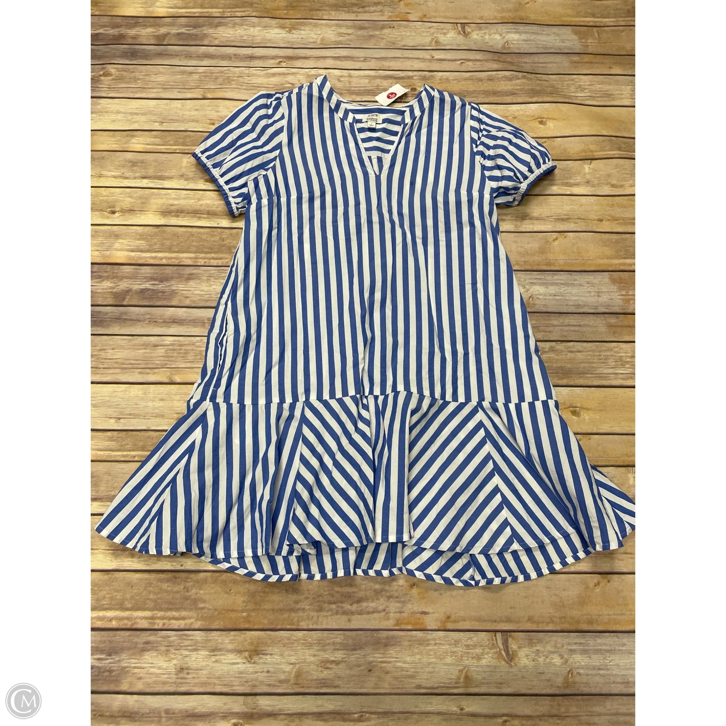 Dress Casual Short By J. Crew In Blue & White, Size: 4