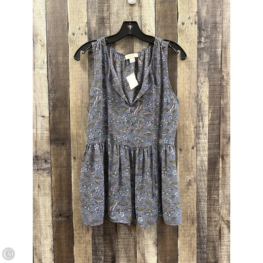 Top Sleeveless By Loft In Multi-colored, Size: S