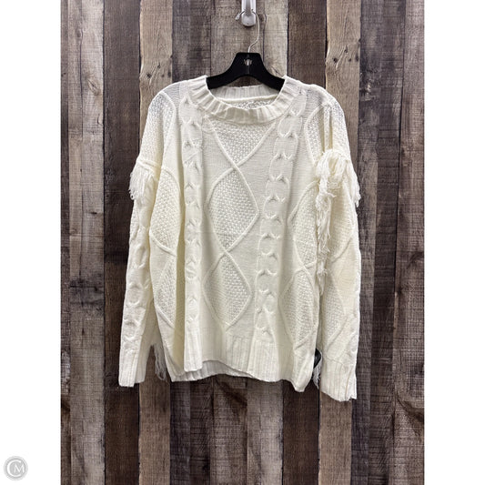 Sweater By Cme In Ivory, Size: M