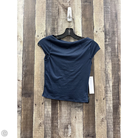 Top Short Sleeve By Live In The Moment In Blue, Size: S