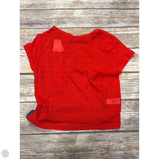 Top Short Sleeve By Aerie In Orange, Size: S
