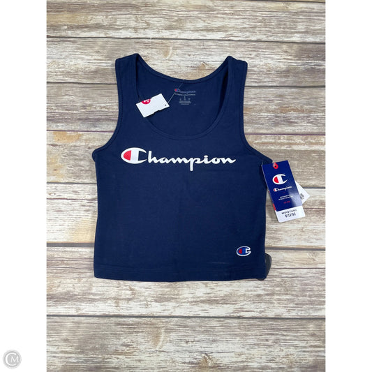 Athletic Tank Top By Champion In Navy, Size: S
