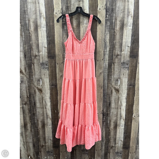 Dress Casual Maxi By Penelope Rose In Coral, Size: M