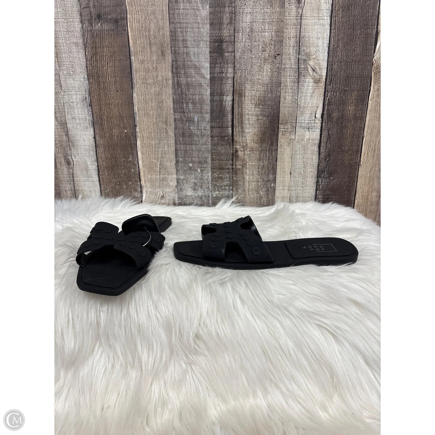 Sandals Flats By Shu Shop In Black, Size: 7