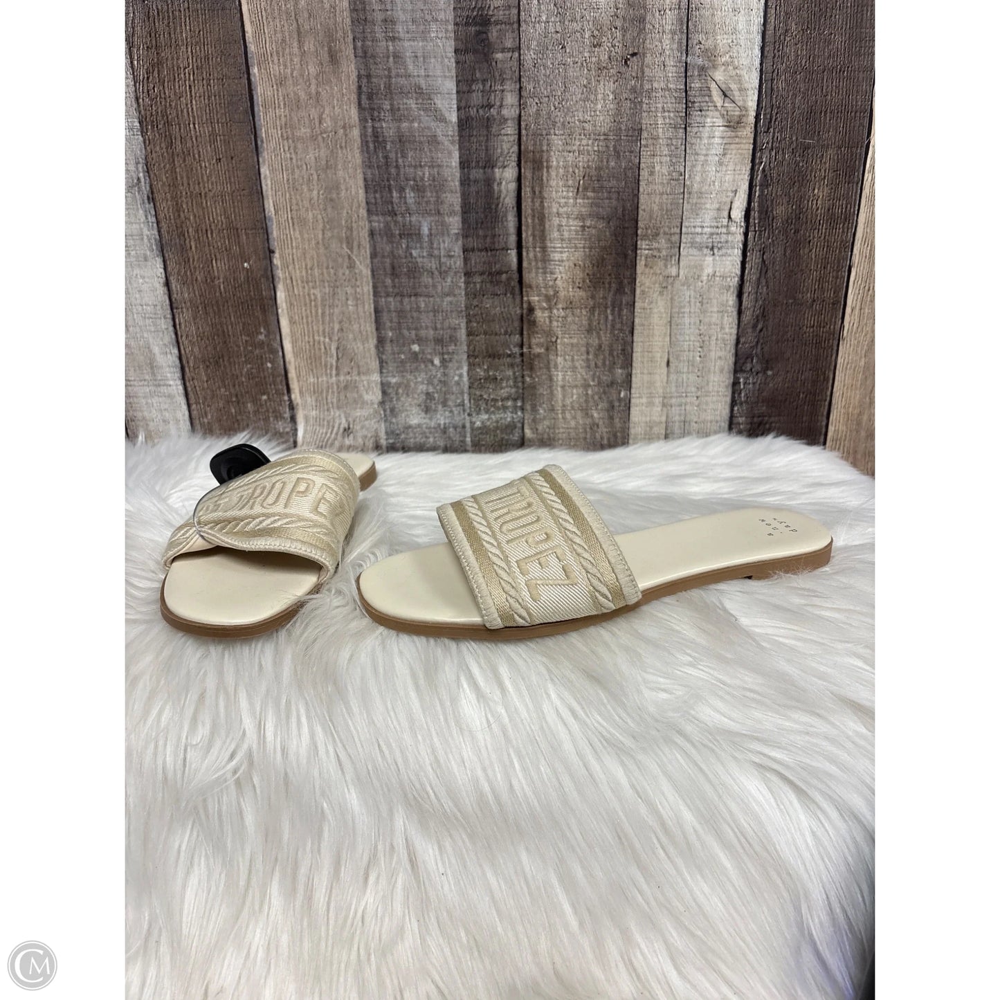 Sandals Flats By A New Day In Ivory, Size: 8