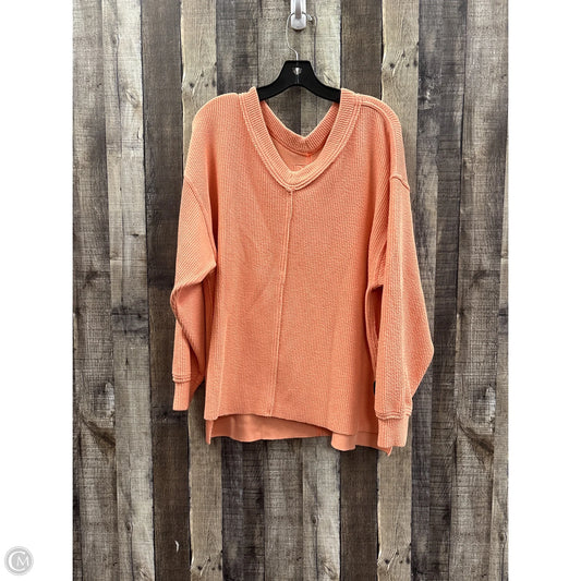 Sweater By Aerie In Peach, Size: M
