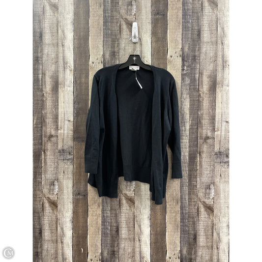 Cardigan By Worthington In Black, Size: 1x