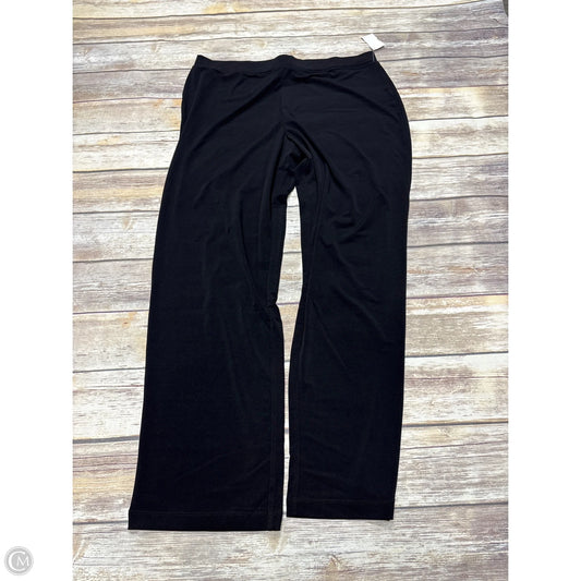 Pants Lounge By Susan Graver In Black, Size: L