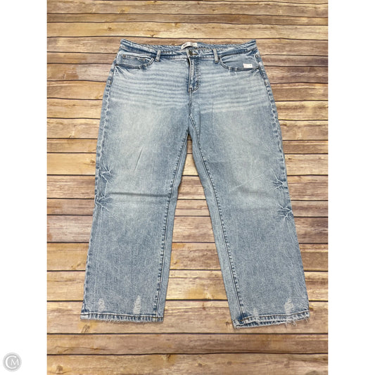 Jeans Straight By Bke In Blue Denim, Size: 18
