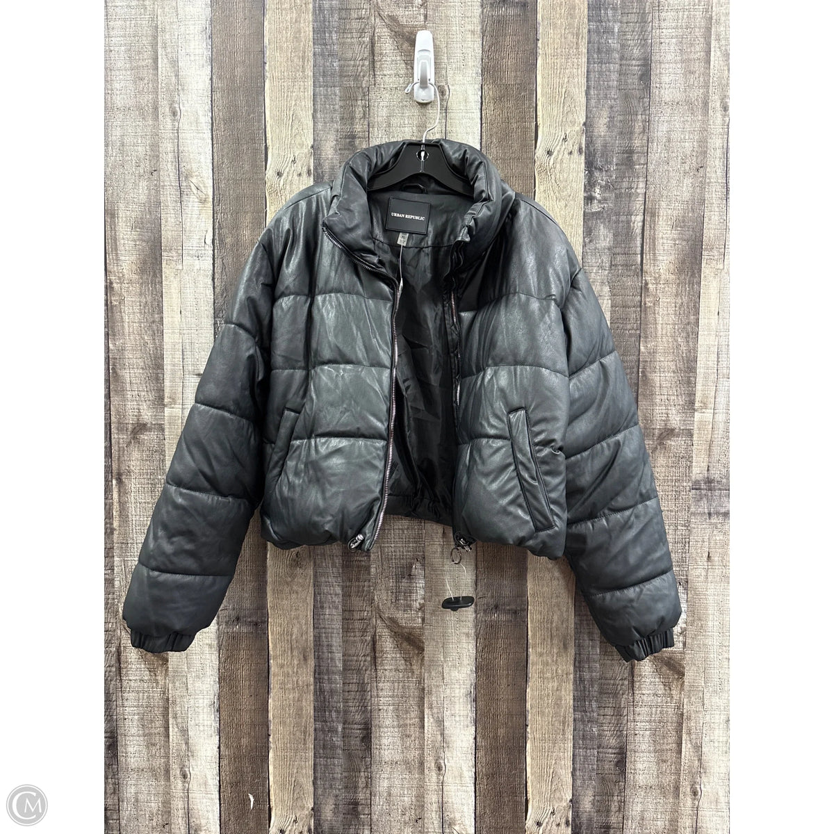 Jacket Puffer & Quilted By Cme In Black, Size: Xl