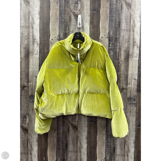 Athletic Jacket By Fabletics In Green, Size: Xxl