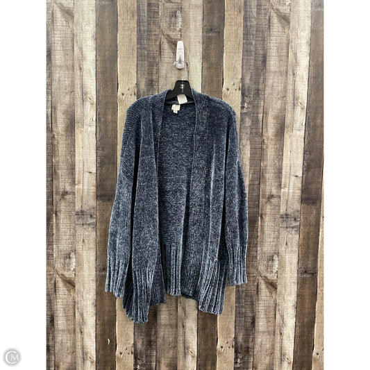 Sweater Cardigan Cashmere By A New Day In Blue, Size: Xxl