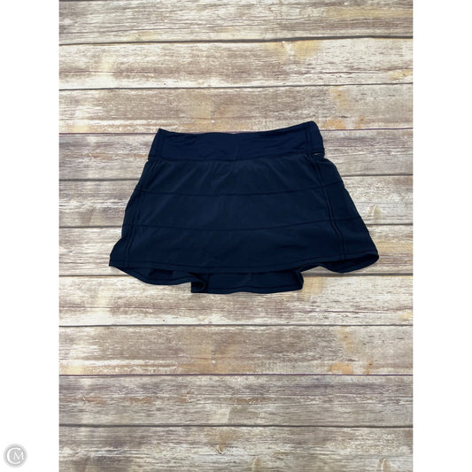 Athletic Skort By Lululemon In Navy, Size: 8