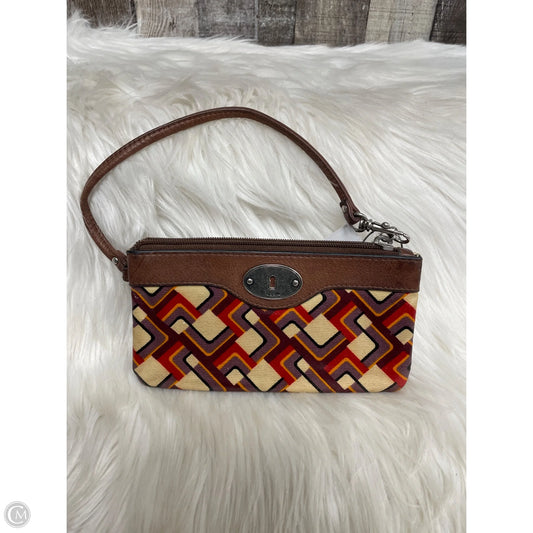Wristlet Leather By Fossil, Size: Small