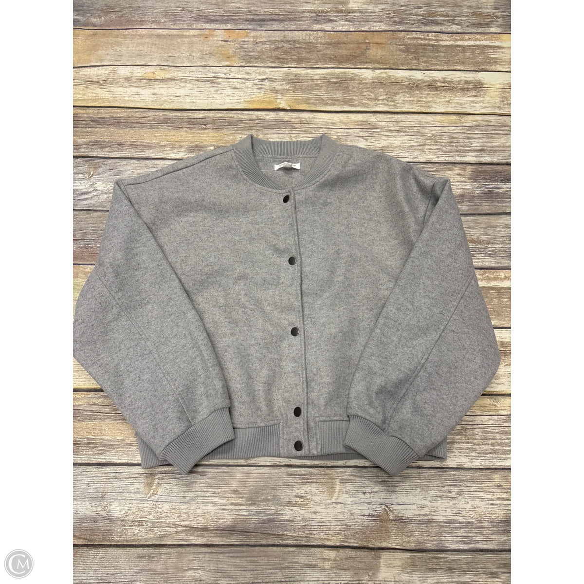 Jacket Other By Beachlunchlounge In Grey, Size: L