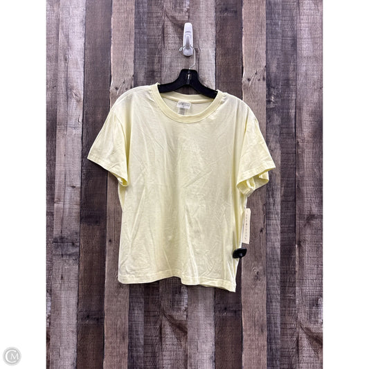 Top Short Sleeve By Eye Candy In Yellow, Size: Xl