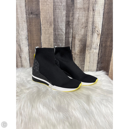 Shoes Designer By Michael Kors In Black & Grey, Size: 10