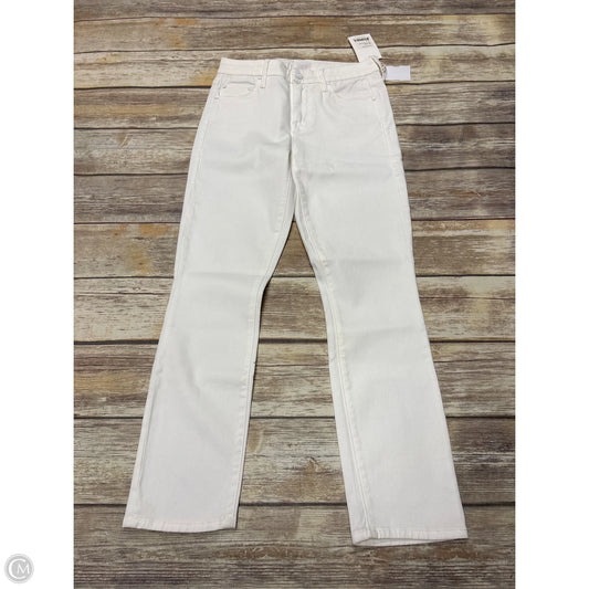 Jeans Designer By Mother In White Denim, Size: 0